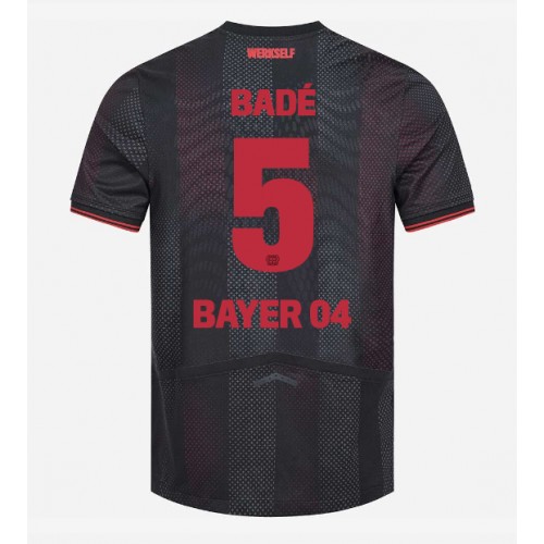 Fotballdrakt Herre Bayer Leverkusen Loic Bade #5 Hjemmedrakt 2025-26 Kortermet